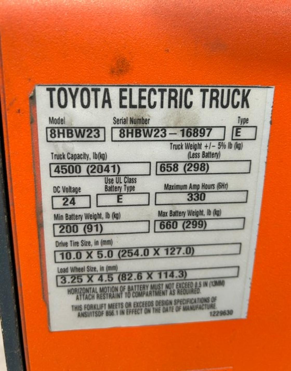 Toyota 8HBW23